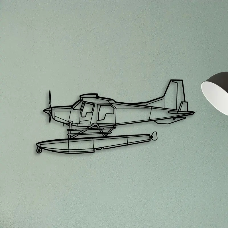 Bush Hawk Xp — XS (50 cm) metal wall art