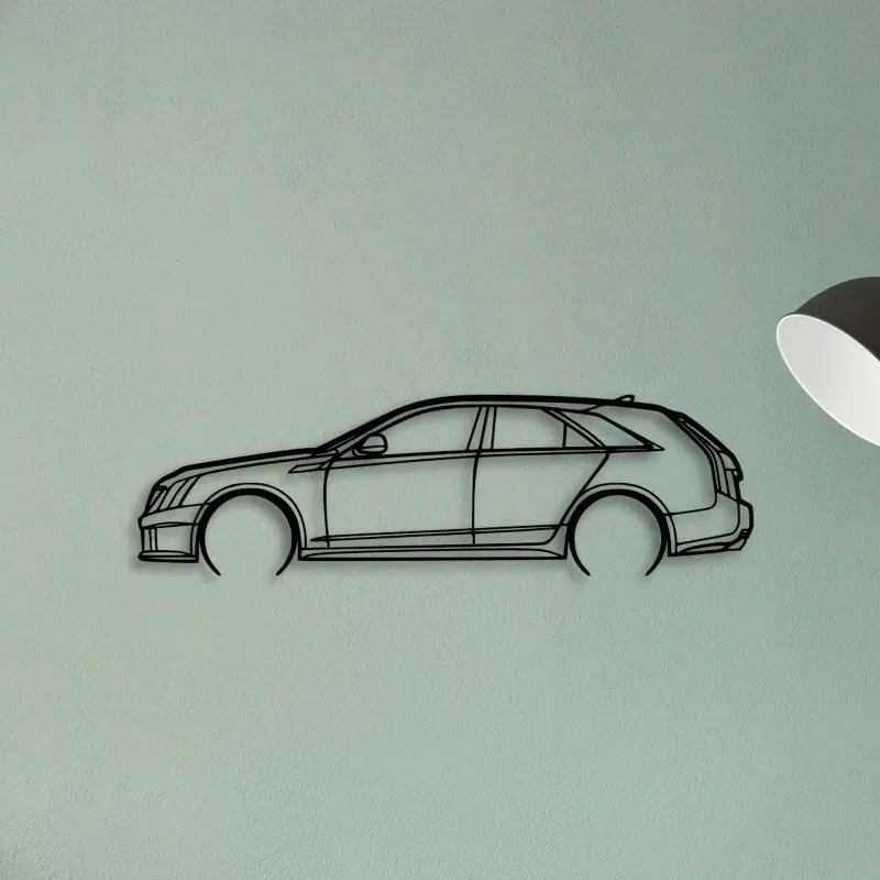 C V WAGON 2 — XS (50 cm) metal wall art