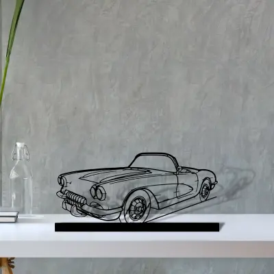 c1-1960-2 — S (30 cm) metal wall art