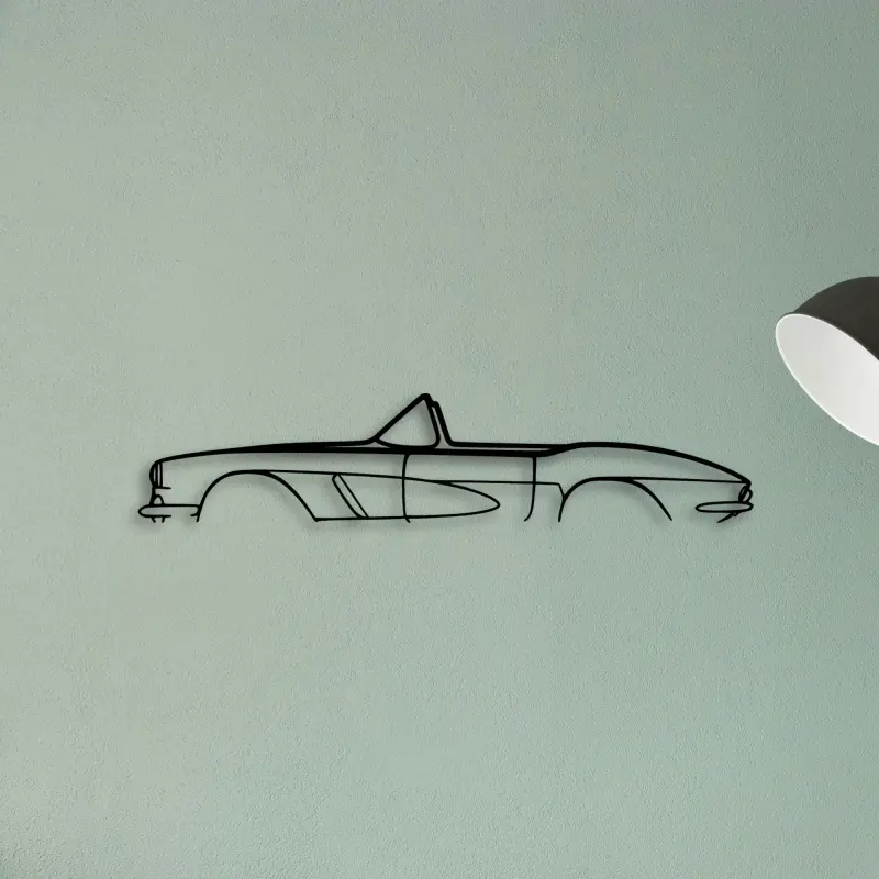 C1 1962 — XS (50 cm) metal wall art
