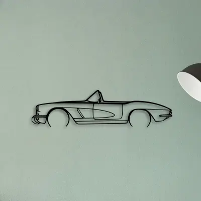 C1 Cabrio — XS (50 cm) metal wall art
