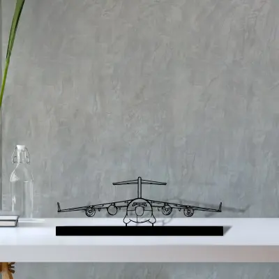 c17 — S (30 cm) metal wall art
