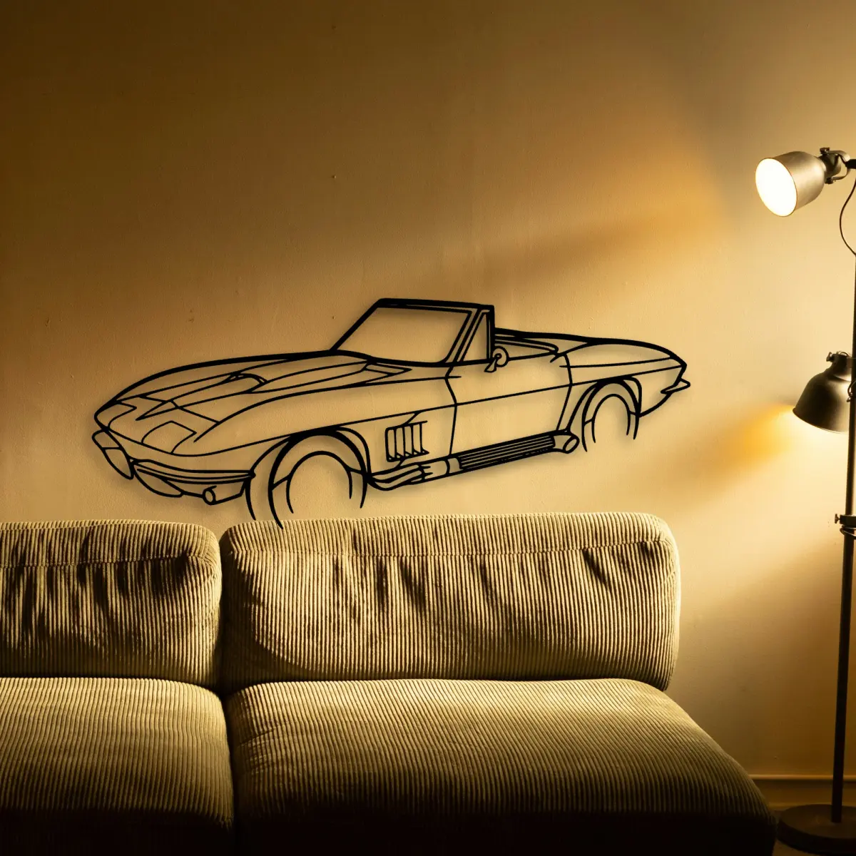 Chevrolet C2 2 laser-cut outline from the Tinvibe range