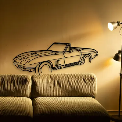 Chevrolet C2 2 laser-cut outline from the Tinvibe range