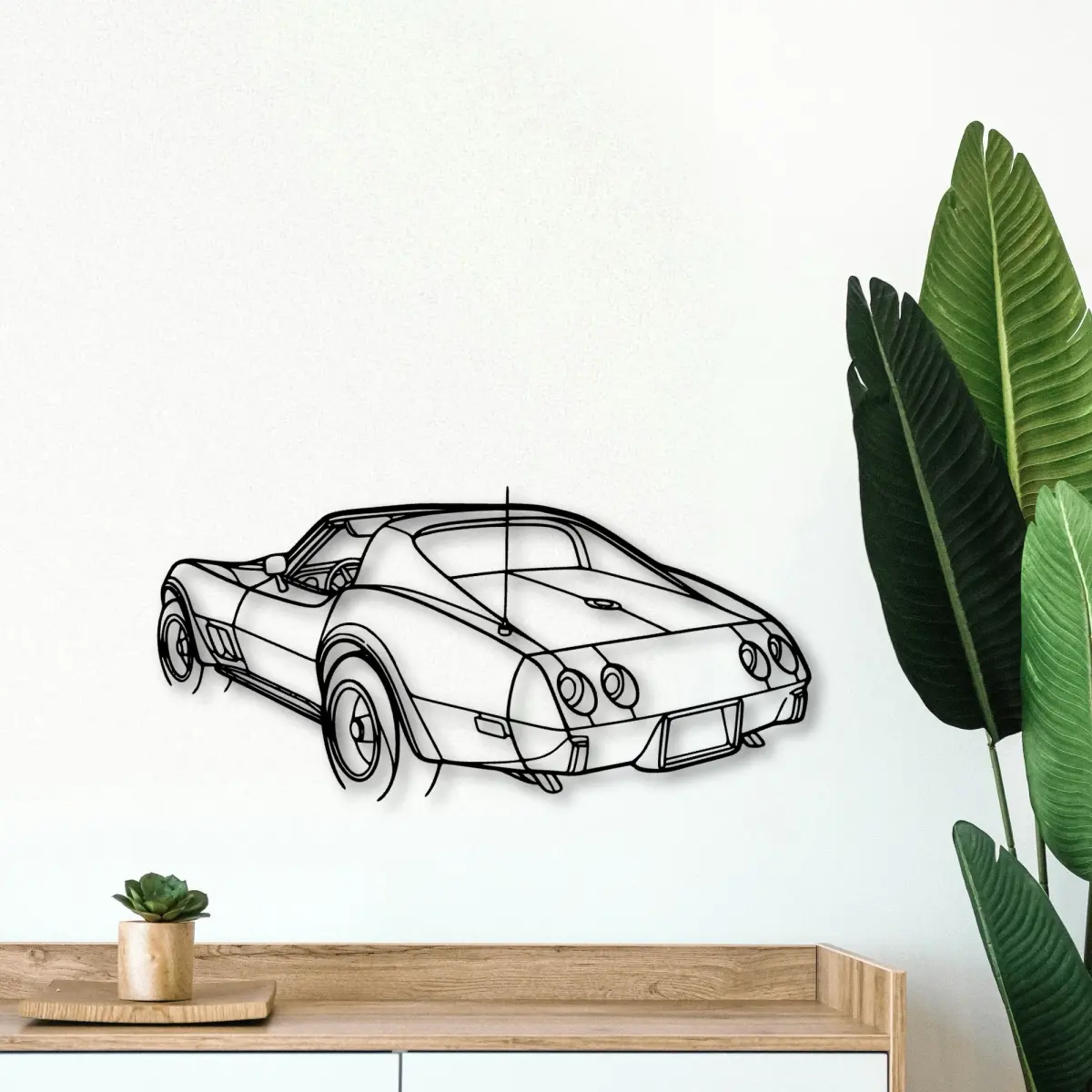 Chevrolet C3 1976 shape on a hero wall