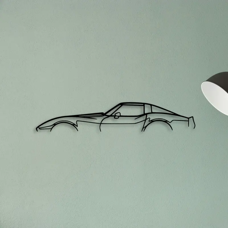 C3 1979 — XS (50 cm) metal wall art