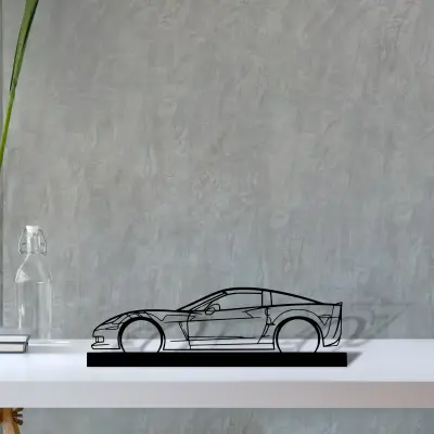 c6-z06 — S (30 cm) metal wall art