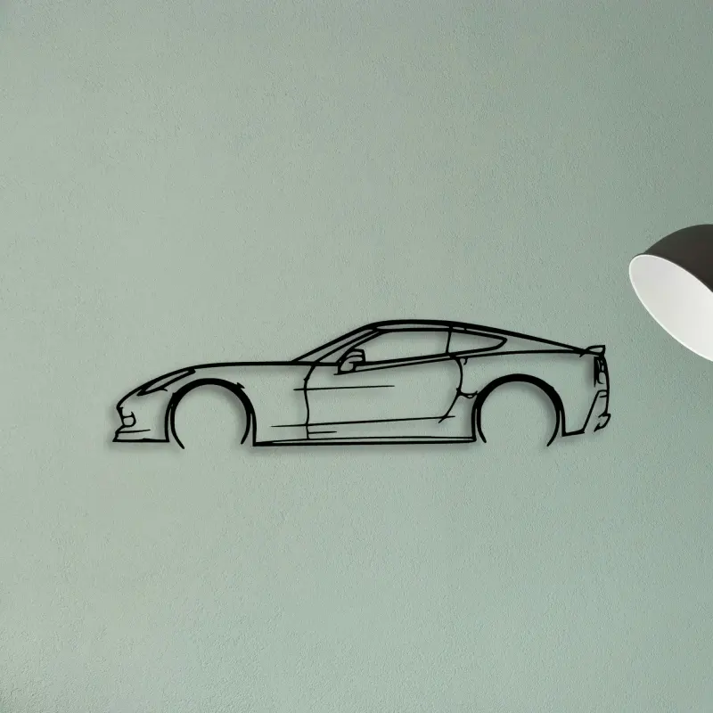 C7 — XS (50 cm) metal wall art