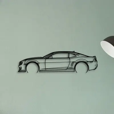 Camaro — XS (50 cm) metal wall art