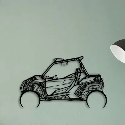 CAN AM Maverick 1000R — XS (50 cm) metal wall art