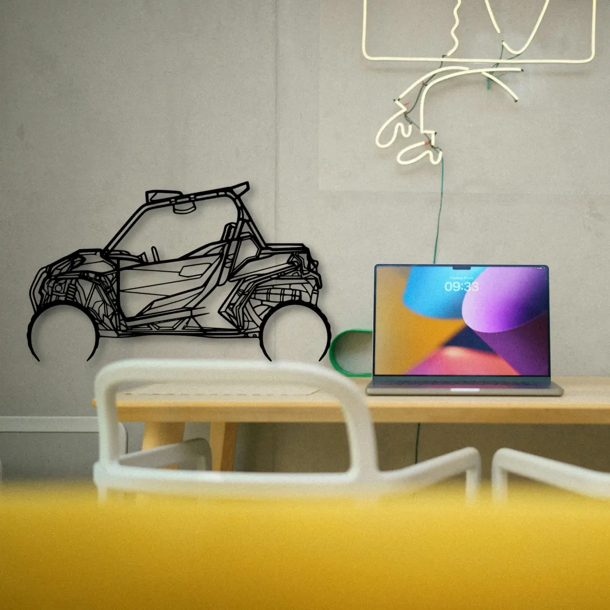 Ford Can Am Maverick 1000r cut-metal silhouette from the Tinvibe range