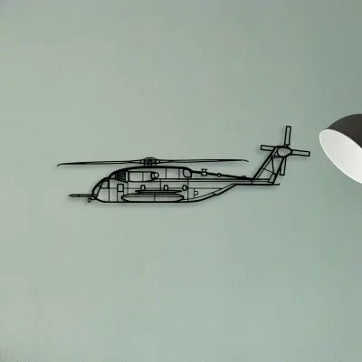 Ch 53E Super Stallion — XS (50 cm) metal wall art