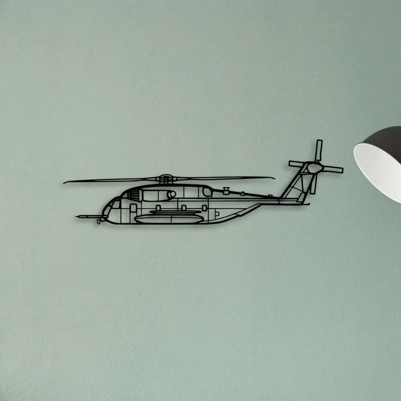 Ch 53E Super Stallion — XS (50 cm) metal wall art