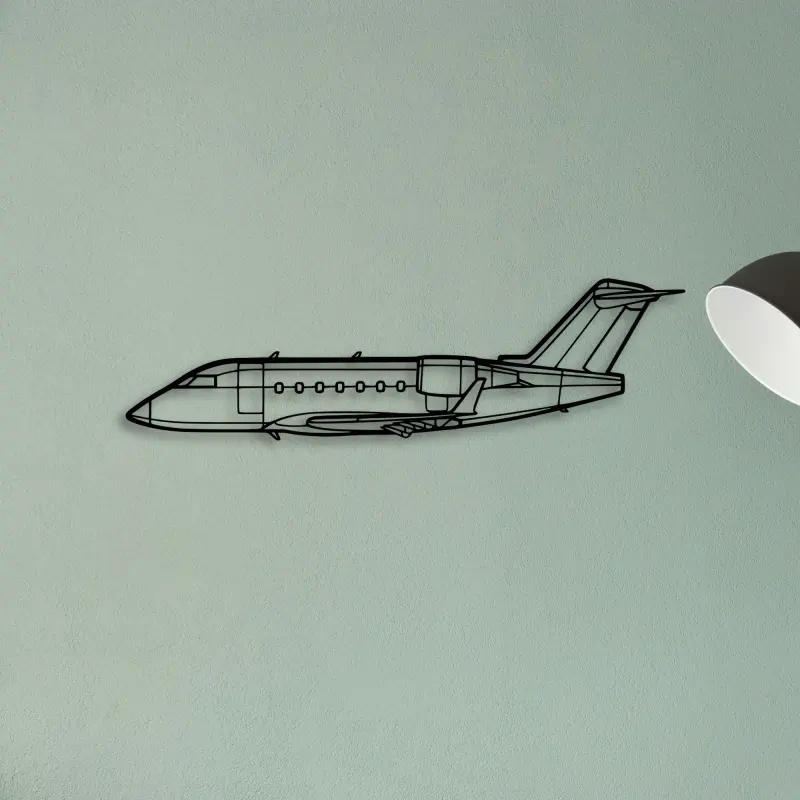 Challenger 604 — XS (50 cm) metal wall art