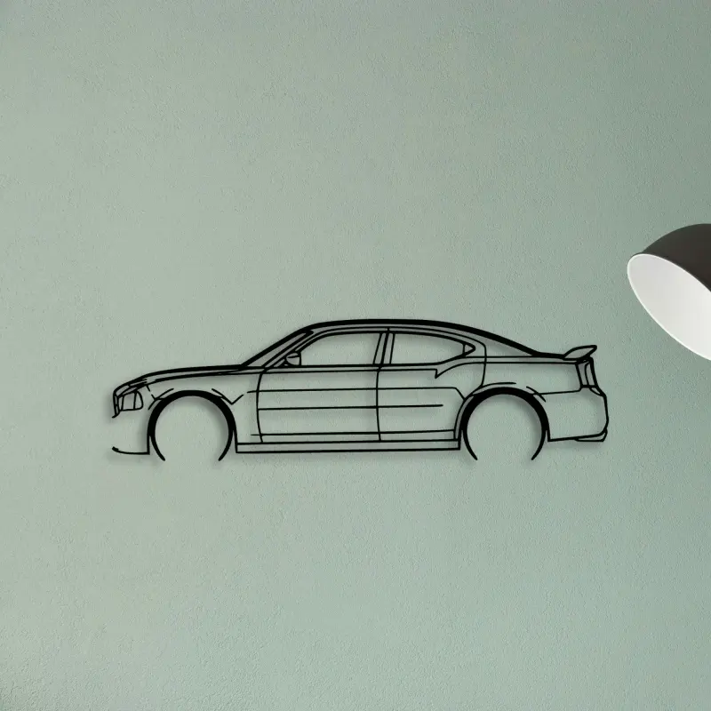 Charger SRT 2006 — XS (50 cm) metal wall art
