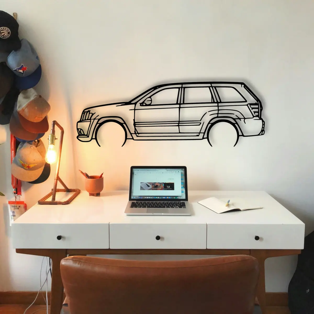 Jeep Cherokee Srt8 2006 shape on a hero wall