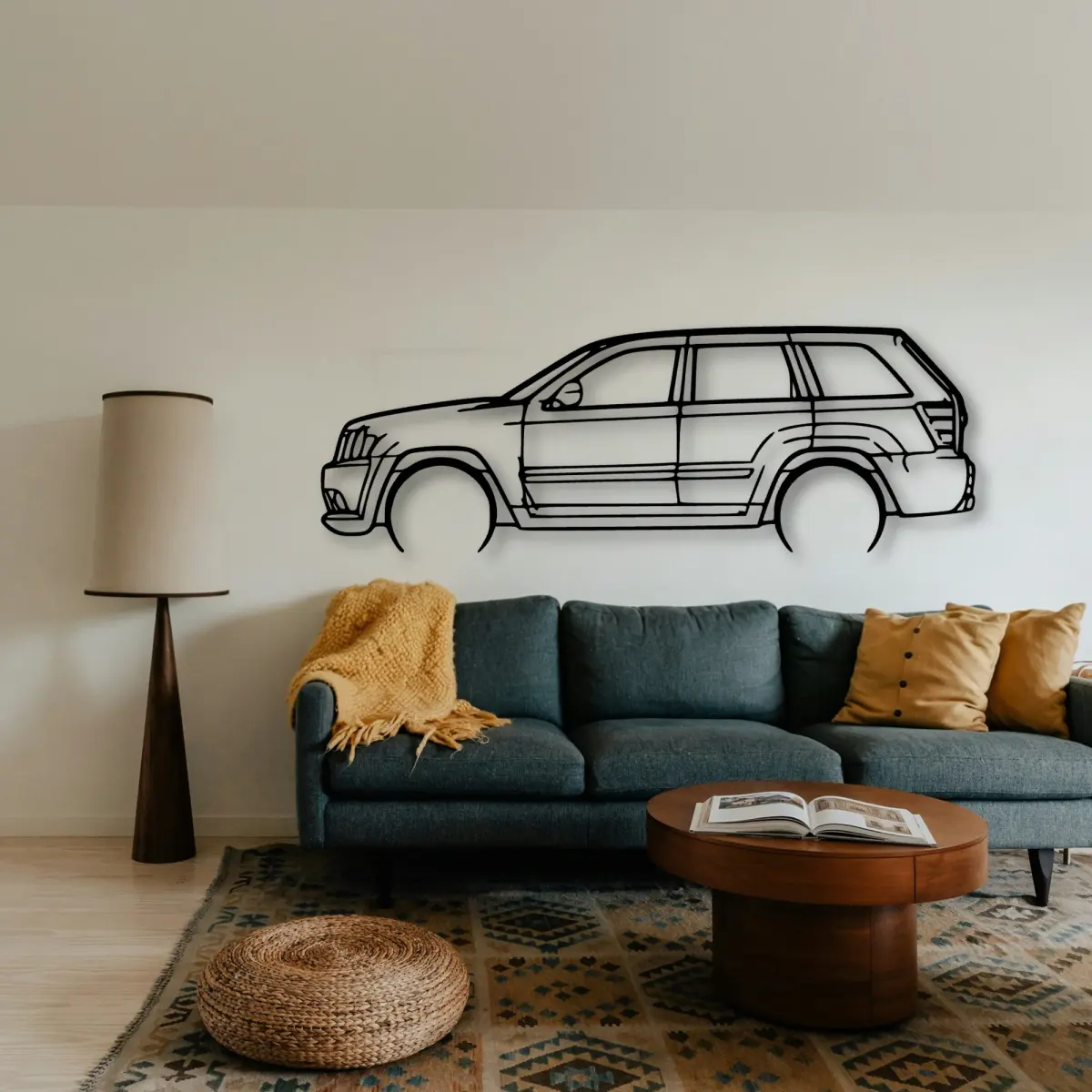 Jeep Cherokee Srt8 2006 cut outline from the Tinvibe range