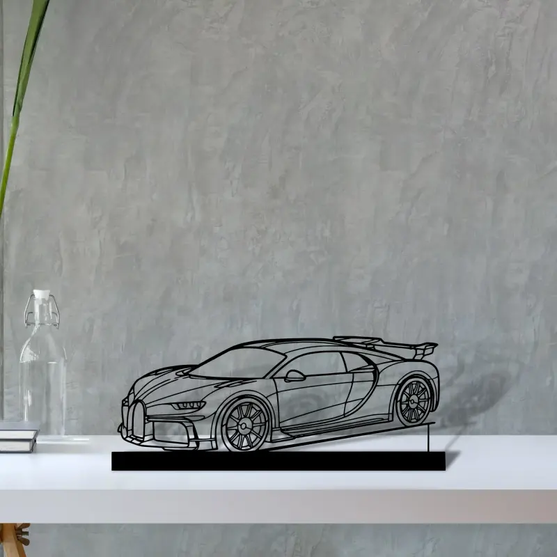 chiron-pur-sport-2021 — S (30 cm) metal wall art
