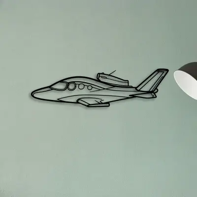Cirrus SF30 — XS (50 cm) metal wall art