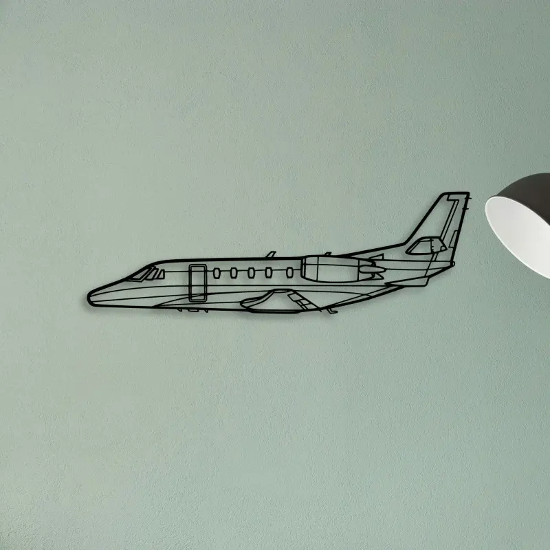 Citation Ii 2 — XS (50 cm) metal wall art