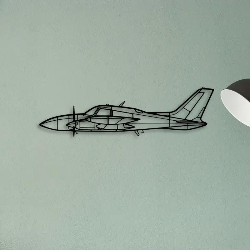 Citation M2 — XS (50 cm) metal wall art