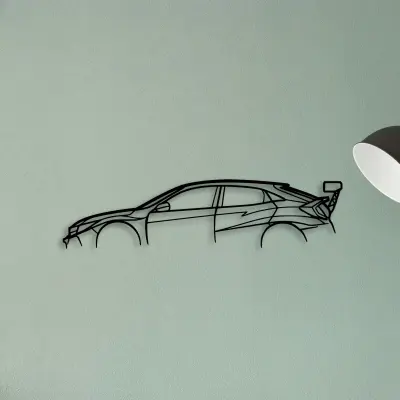 Civic TCR — XS (50 cm) metal wall art