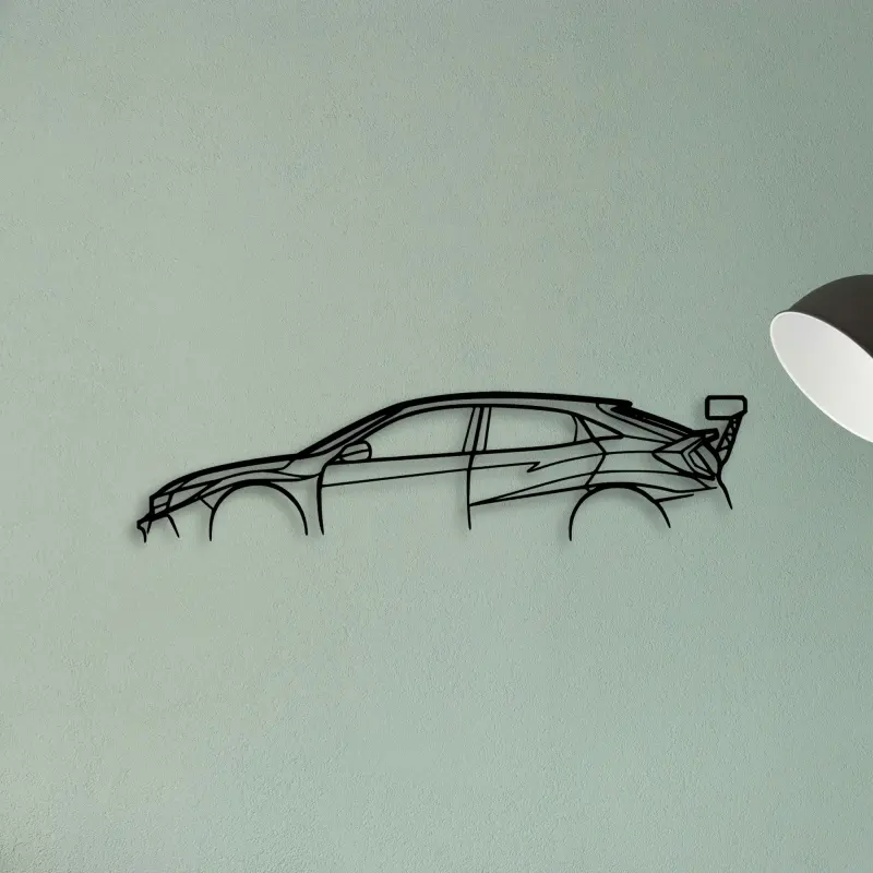 Civic TCR — XS (50 cm) metal wall art