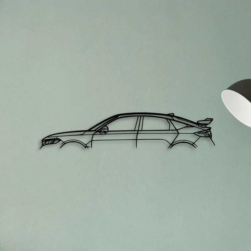 Civic Type R 2023 — XS (50 cm) metal wall art