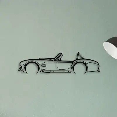 Cobra 1966 — XS (50 cm) metal wall art