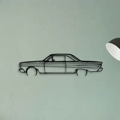 Comet 1964 — XS (50 cm) metal wall art