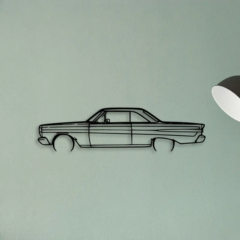 Comet 1964 — XS (50 cm) metal wall art