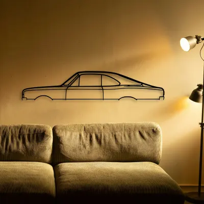 Holden Commodore Rekord Coupe 1970 laser-cut outline from the Tinvibe range