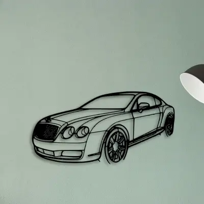 Continental GT 2007 Angle — XS (50 cm) metal wall art