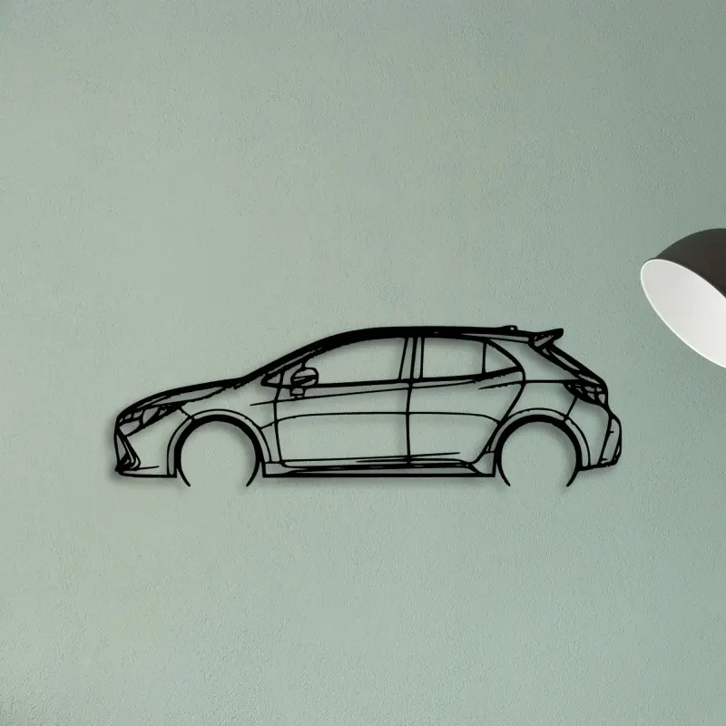 Corolla 2019 — XS (50 cm) metal wall art