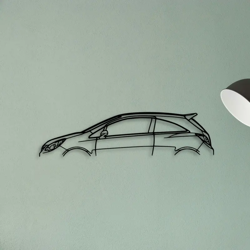 Corsa OPC 2007 — XS (50 cm) metal wall art