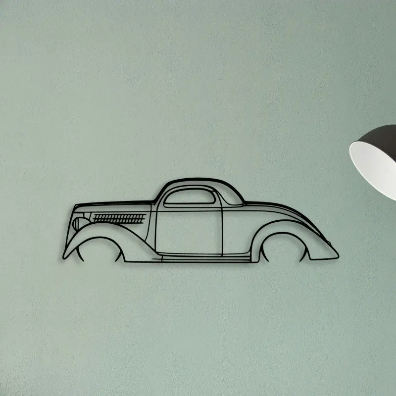Coupe 1936 — XS (50 cm) metal wall art