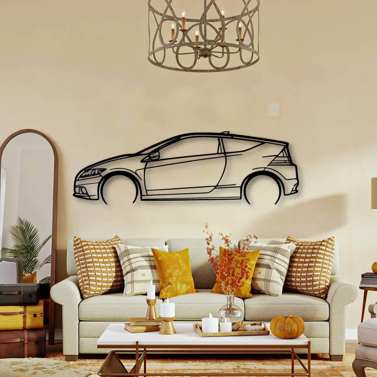 Cr Z 2014 silhouette on a feature wall