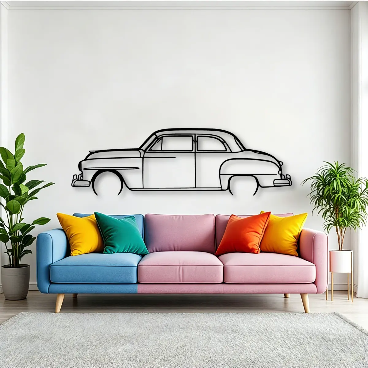 Chevrolet Cranbrook 1951 cut-metal silhouette from the Tinvibe range