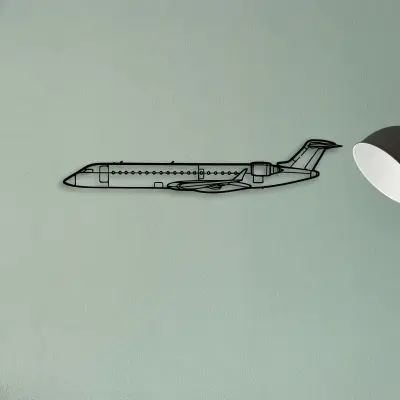 CRJ700 2 — XS (50 cm) metal wall art