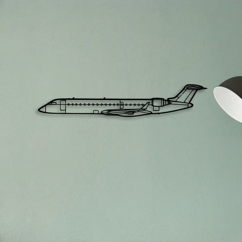 CRJ700 2 — XS (50 cm) metal wall art