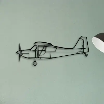 CRJ900 — XS (50 cm) metal wall art
