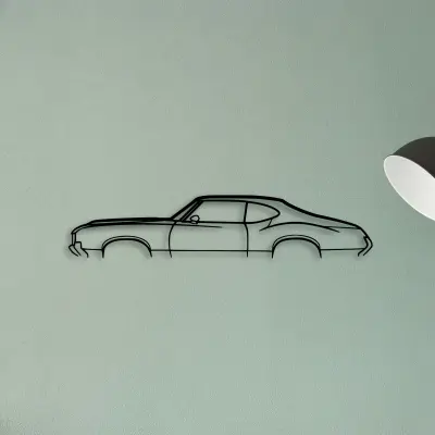 Cutlass 1970 — XS (50 cm) metal wall art