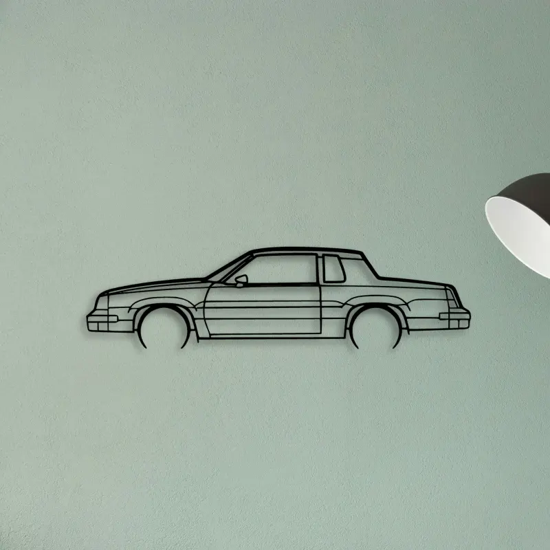 Cutlass 442 1986 — XS (50 cm) metal wall art