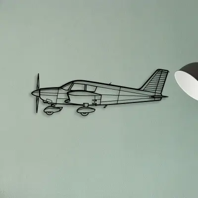 DA40 — XS (50 cm) metal wall art
