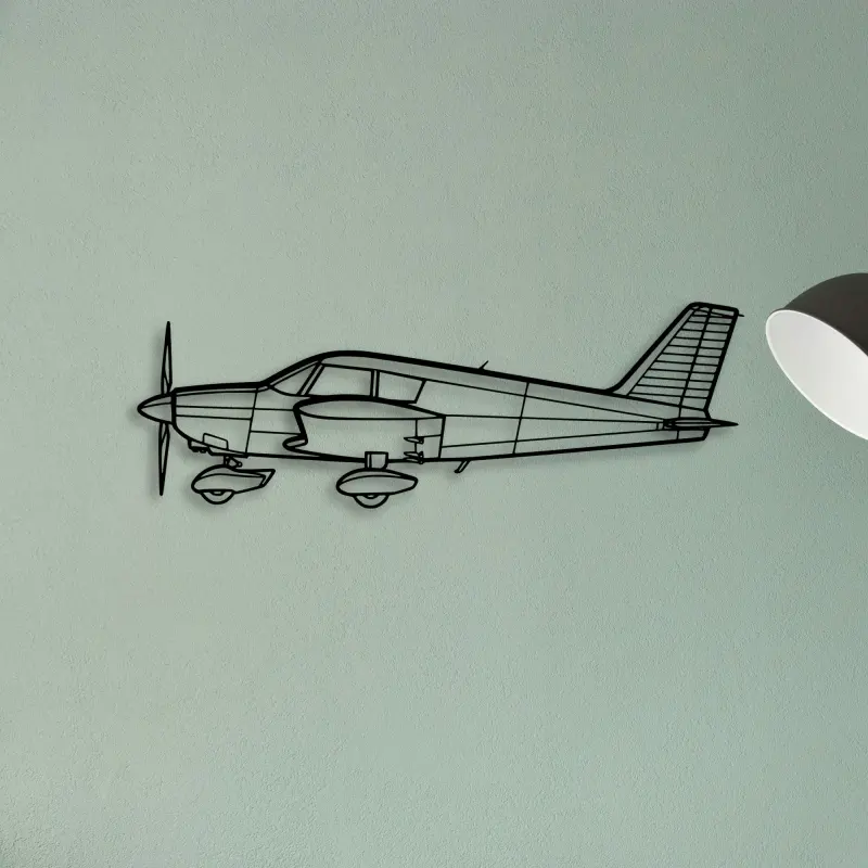 DA40 — XS (50 cm) metal wall art