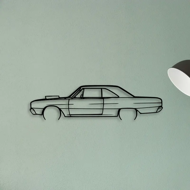 Dart 1967 — XS (50 cm) metal wall art
