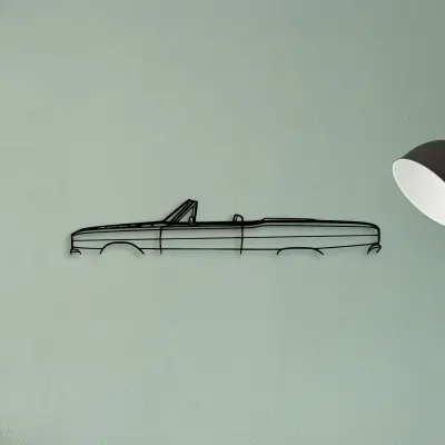 Dart Convertible 1969 — XS (50 cm) metal wall art
