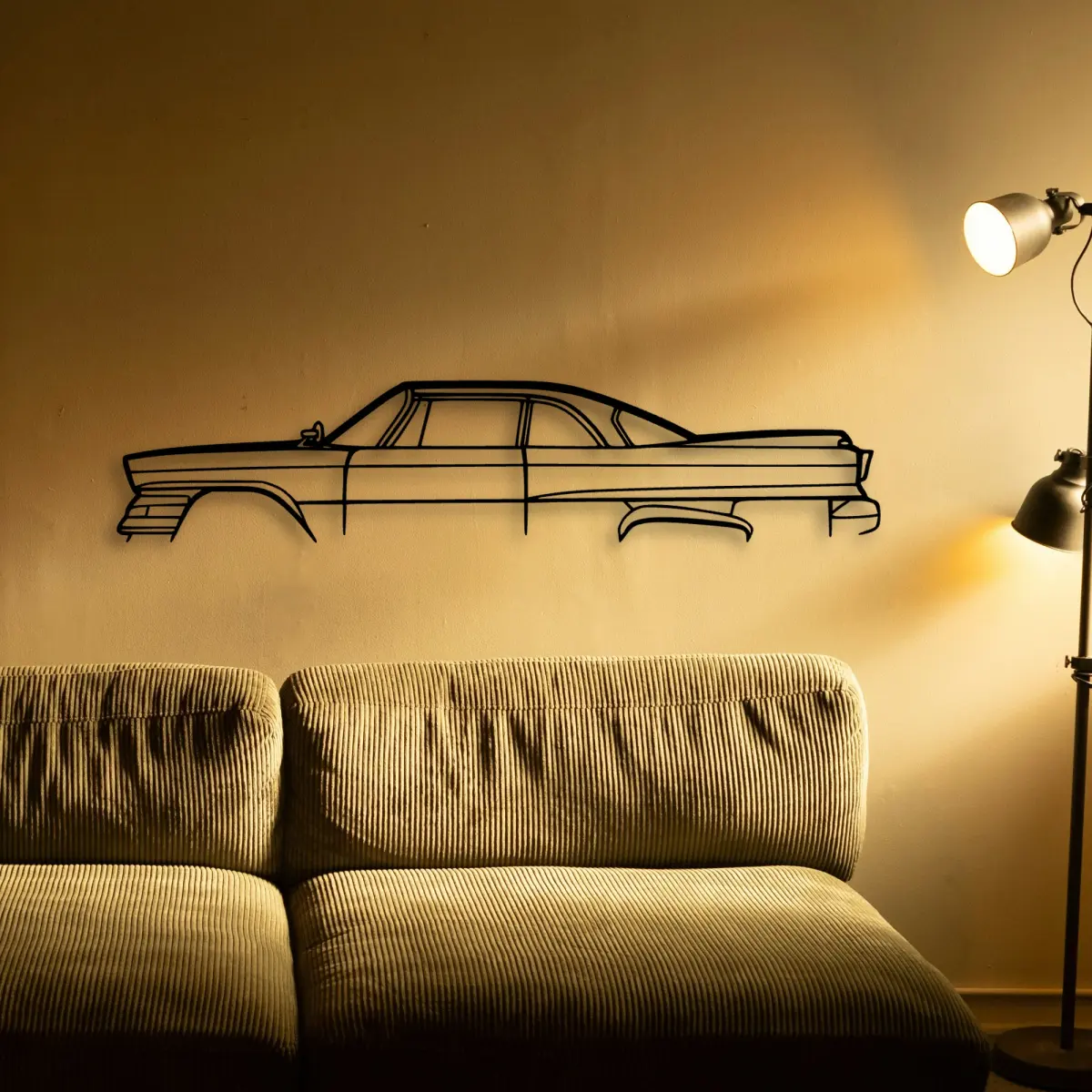 Dodge Dart Seneca cut-metal silhouette from the Tinvibe range