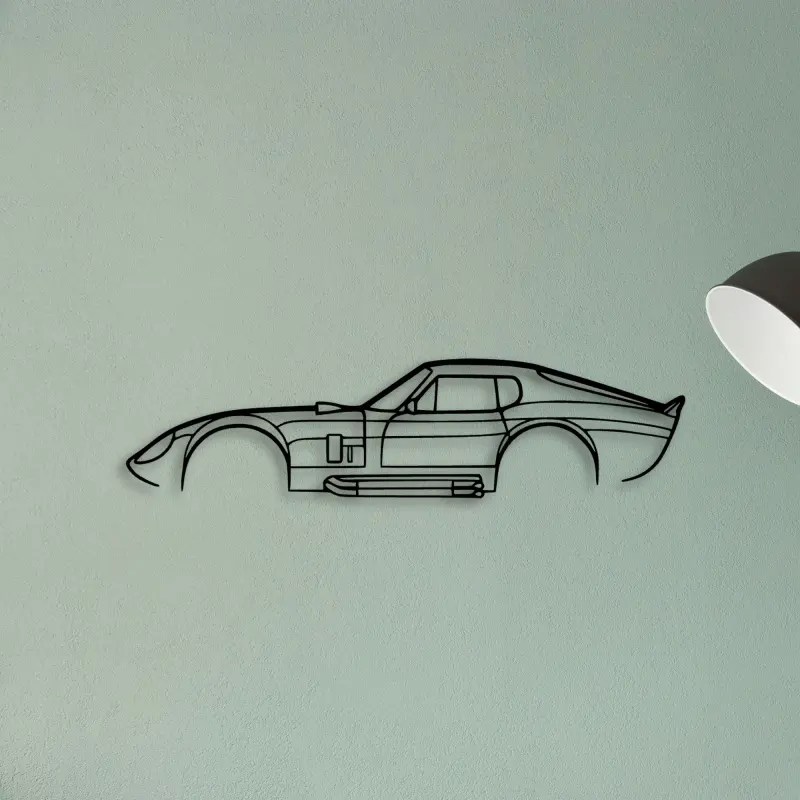 Daytona 1965 2 — XS (50 cm) metal wall art