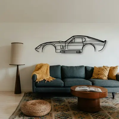 Ferrari Daytona 1965 2 laser-cut outline from the Tinvibe range